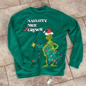 Light up Green Grinch Christmas Sweatshirt